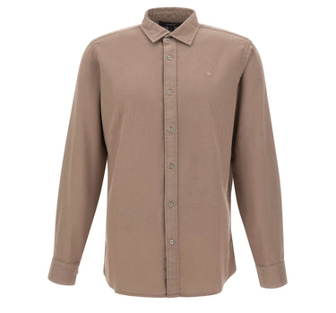 G-STAR RAW Camicia regular in cotone BROWN Uomo 