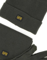 G-STAR RAW Confezione regalo berretto, guanti e sciarpa GREEN Uomo 