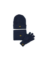 G-STAR RAW Confezione regalo berretto, guanti e sciarpa BLUE Uomo 