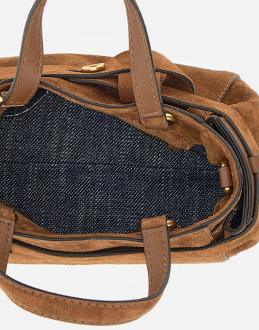 GIANNI CHIARINI Borsa a mano "Miranda" BROWN Donna 