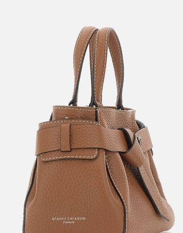 GIANNI CHIARINI Borsa a mano "Miranda" BROWN Donna 