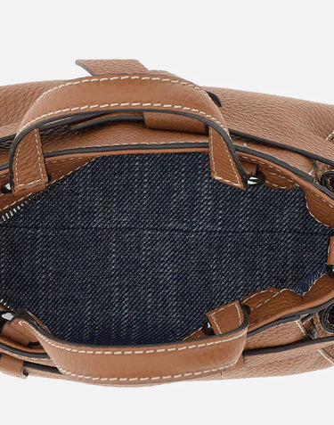 GIANNI CHIARINI Borsa a mano "Miranda" BROWN Donna 