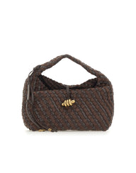 GIANNI CHIARINI Borsa a mano "Aurelie" BROWN Donna 