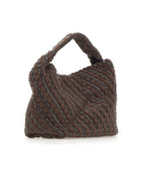 GIANNI CHIARINI Borsa a mano "Aurelie" BROWN Donna 
