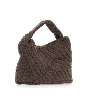 GIANNI CHIARINI Borsa a mano "Aurelie" BROWN Donna 
