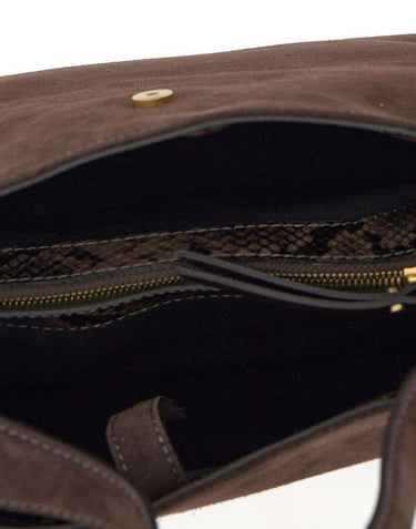 GIANNI CHIARINI Borsa a spalla "Fiona" BROWN Donna 