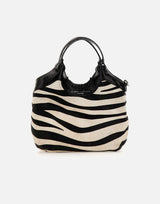 Borsa a mano "Dua" BS12508 CAVINTZEBRABIANCONERO GIANNI CHIARINI 