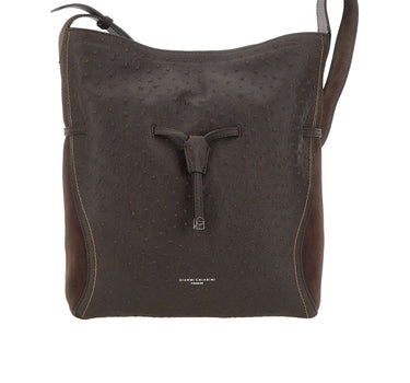 GIANNI CHIARINI Borsa a spalla "Sienna" BROWN Donna 