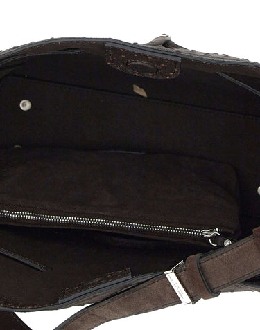 GIANNI CHIARINI Borsa a spalla "Sienna" BROWN Donna 
