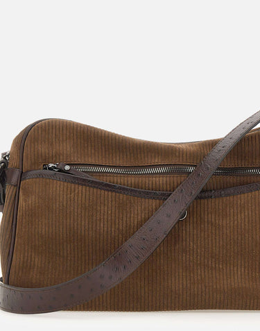 GIANNI CHIARINI Borsa a tracolla "Cora" BROWN Donna 