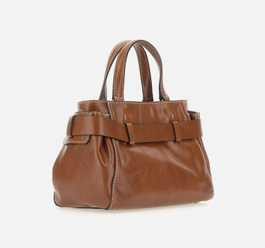 GIANNI CHIARINI Borsa a mano "Miranda" BROWN Donna 