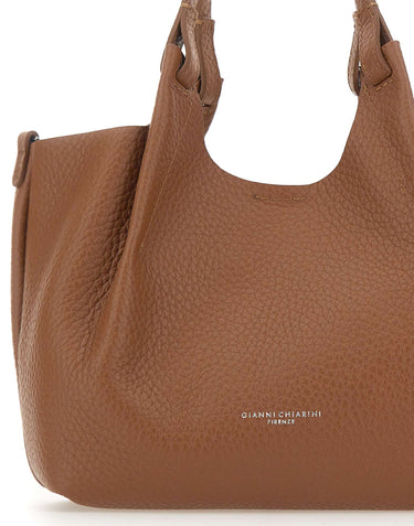 GIANNI CHIARINI Borsa a mano "Dua" BROWN Donna 