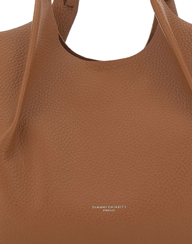 GIANNI CHIARINI Borsa a spalla "Dua" BROWN Donna 