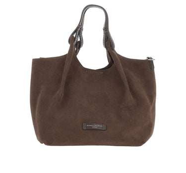 GIANNI CHIARINI Borsa a mano "Dua" BROWN Donna 