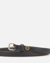 GIANNI CHIARINI Cintura sottile in pelle BLACK Donna 
