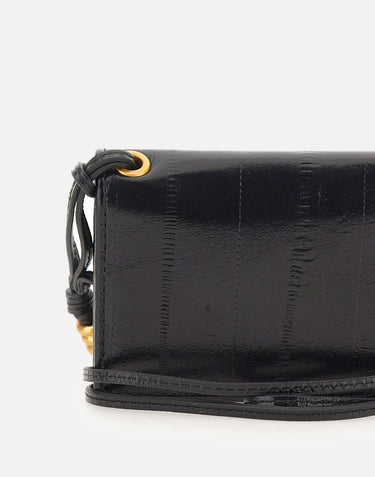 GIANNI CHIARINI Portacarte "Eel" BLACK Donna 