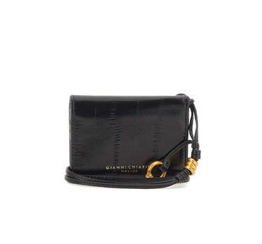 GIANNI CHIARINI Portacarte "Eel" BLACK Donna 