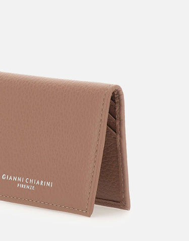 GIANNI CHIARINI Portacarte "Dollaro" Pink Donna 