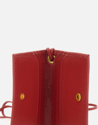 GIANNI CHIARINI Portacarte "Nappa" RED Donna 