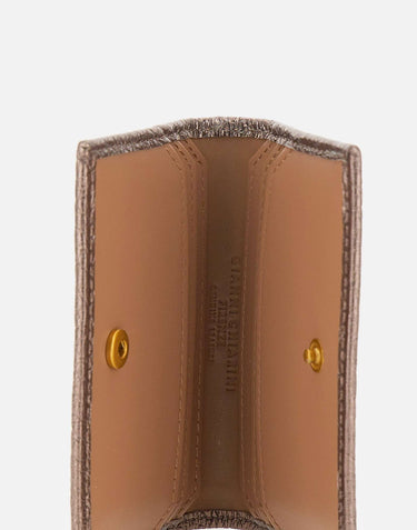 GIANNI CHIARINI Portacarte "Bubble" BROWN Donna 