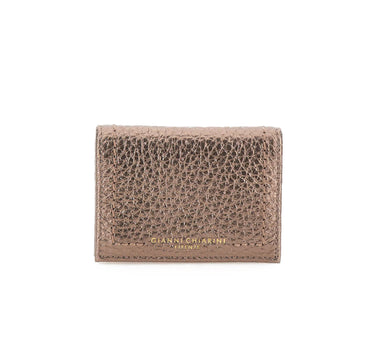 GIANNI CHIARINI Portacarte "Bubble" BROWN Donna 