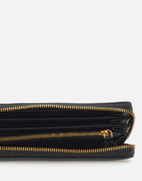 GIANNI CHIARINI Portafogli in nappa BLACK Donna 