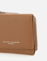 GIANNI CHIARINI Portafogli "Grain" BROWN Donna 