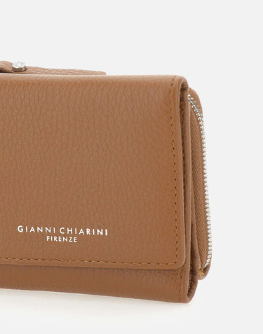 GIANNI CHIARINI Portafogli "Grain" BROWN Donna 