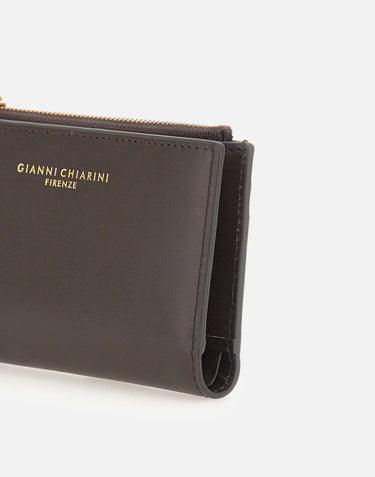 GIANNI CHIARINI Portafogli in nappa BROWN Donna 
