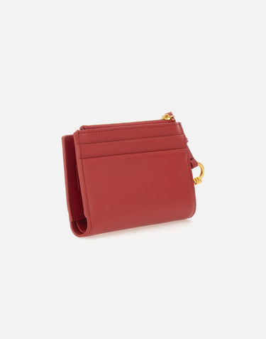 GIANNI CHIARINI Portafogli in nappa RED Donna 