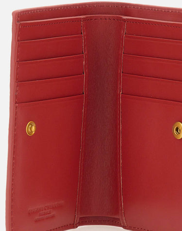 GIANNI CHIARINI Portafogli in nappa RED Donna 