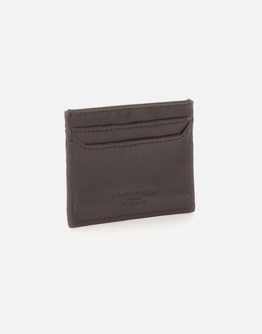 GIANNI CHIARINI Portacarte in nappa BROWN Uomo 