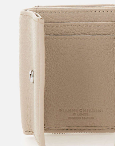 GIANNI CHIARINI Portafogli "Grain" BEIGE Donna 