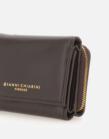GIANNI CHIARINI Portafogli in nappa BROWN Donna 