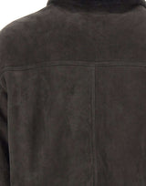 GIORGIO BRATO Giacca in montone GREY Uomo 