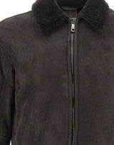GIORGIO BRATO Giacca in montone GREY Uomo 