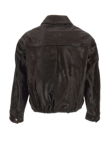 GIORGIO BRATO Giacca in cavallino BROWN Uomo 