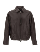 GIORGIO BRATO Giacca in pelle martellata BROWN Uomo 