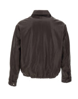 GIORGIO BRATO Giacca in pelle martellata BROWN Uomo 