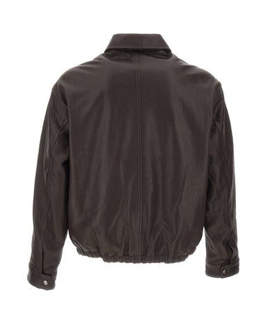 GIORGIO BRATO Giacca in pelle martellata BROWN Uomo 