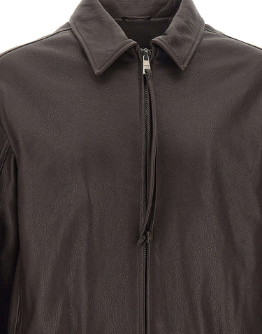GIORGIO BRATO Giacca in pelle martellata BROWN Uomo 