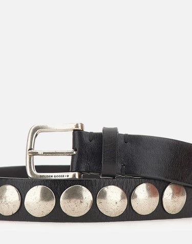 GOLDEN GOOSE "Belt Trinidad" BLACK Uomo 