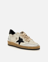 GOLDEN GOOSE Sneakers"Ball Star" in pelle WHITE Uomo 