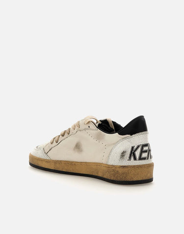 GOLDEN GOOSE Sneakers"Ball Star" in pelle WHITE Uomo 