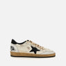 GOLDEN GOOSE Sneakers"Ball Star" in pelle WHITE Uomo 