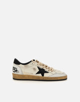 GOLDEN GOOSE Sneakers"Ball Star" in pelle WHITE Uomo 