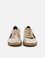 GOLDEN GOOSE Sneakers"Ball Star" in pelle WHITE Uomo 