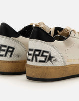 GOLDEN GOOSE Sneakers"Ball Star" in pelle WHITE Uomo 