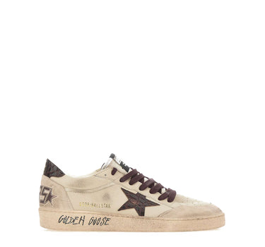 GOLDEN GOOSE Sneakers "Ball Star" BEIGE Uomo 