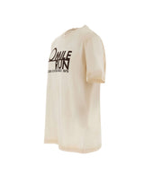 GOLDEN GOOSE T-shirt in cotone vintage BEIGE Uomo 